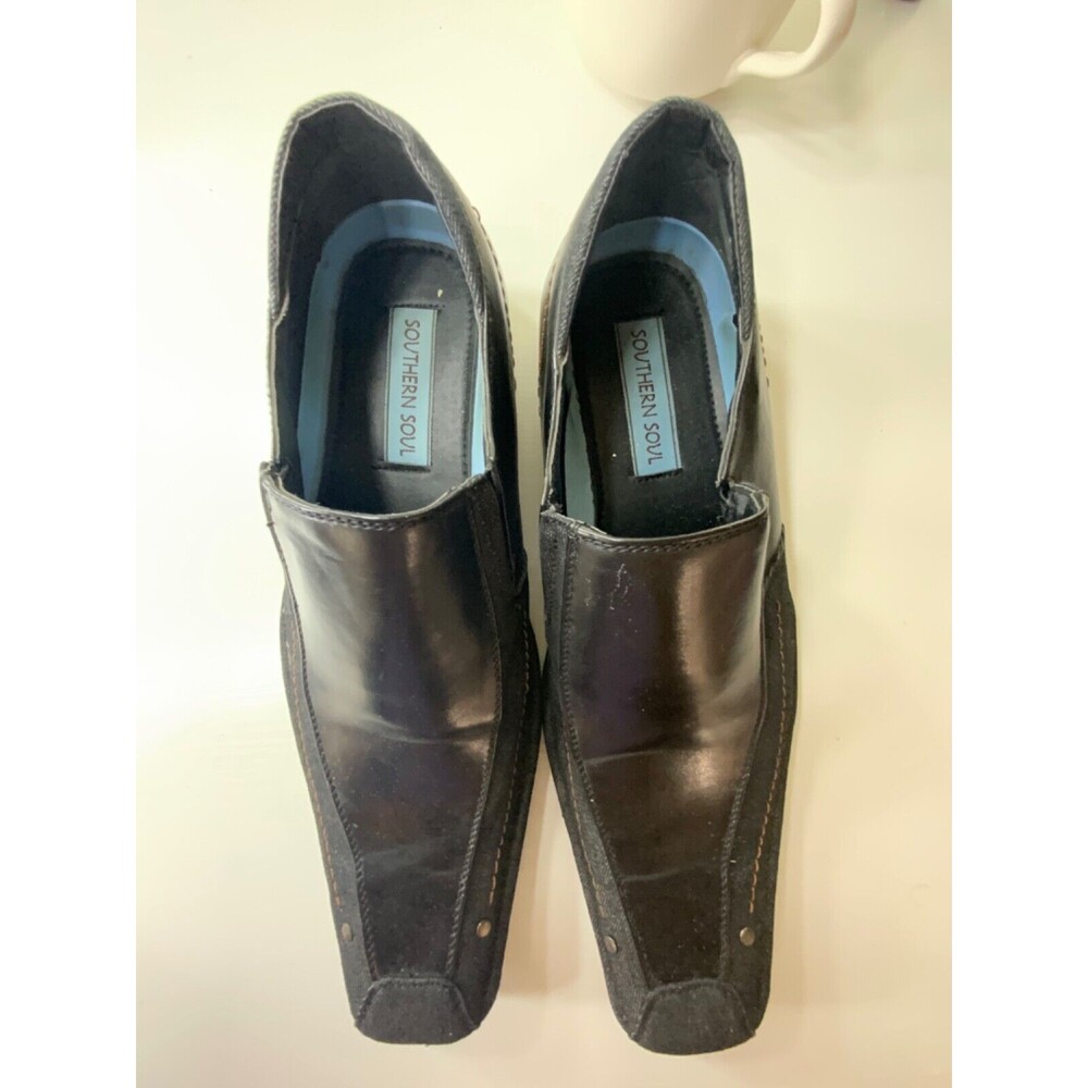 Men's Southern Soul shoes Sz. 8.5 Black Oxford Style Name : Taylor